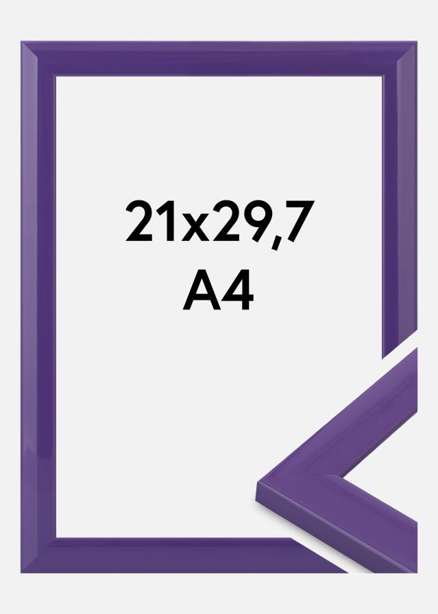 Cornice Dorset Vetro acrilico Lilla 21x29,7 cm (A4)