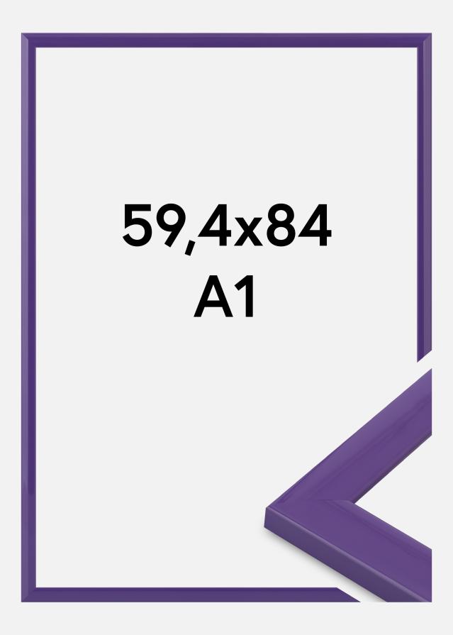 Cornice Dorset Vetro acrilico Lilla 59,4x84,1 cm (A1)