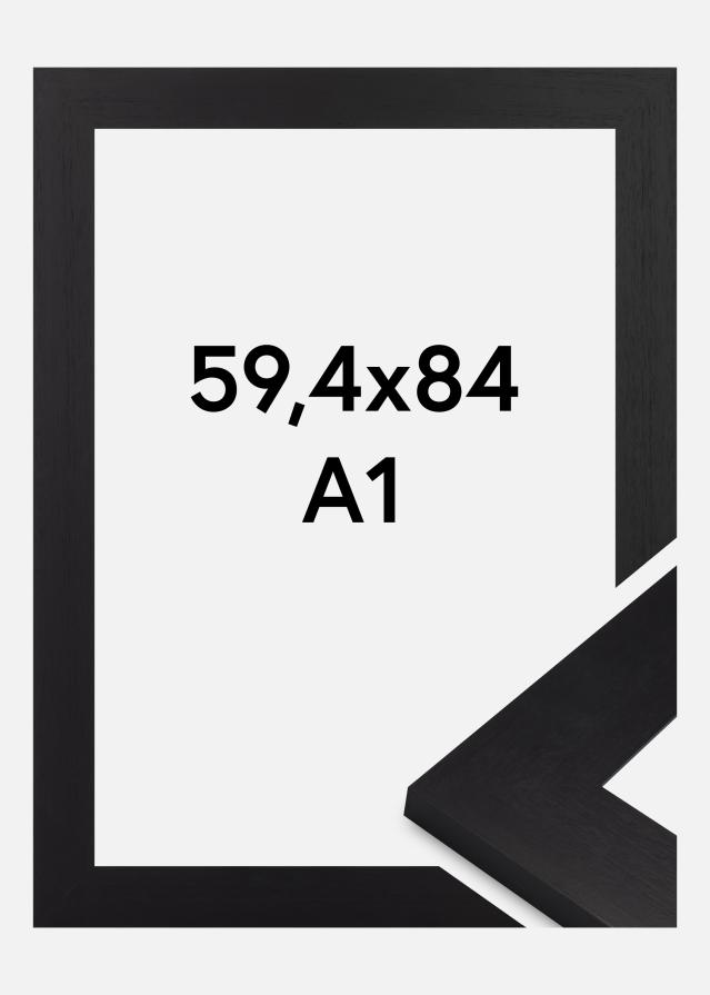 Cornice Dover Vetro acrilico Nero 59,4x84 cm (A1)