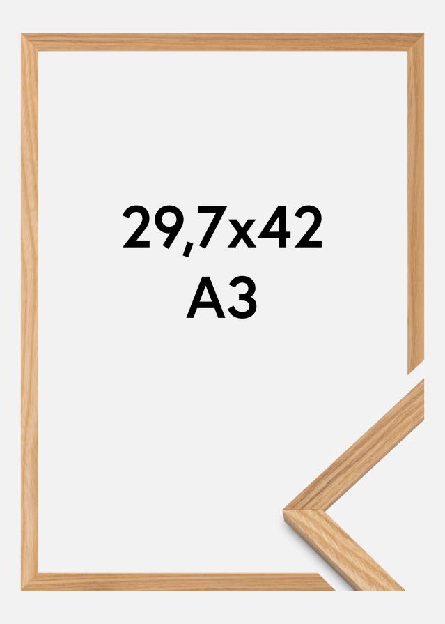 Cornice Rovere Massiccio Acrilico 29,7x42 cm (A3)