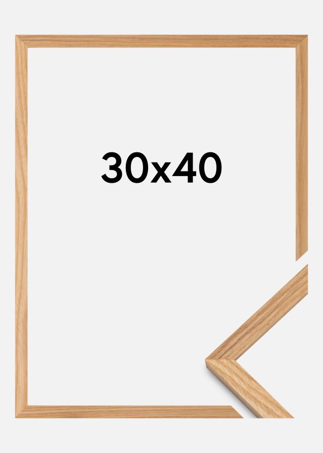 Cornice Rovere massiccio Acrilico 30x40 cm