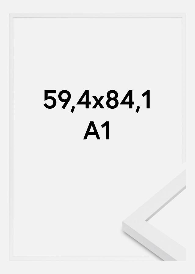 Cornice Modern Vetro acrilico Bianco 59.4x84 cm (A1)