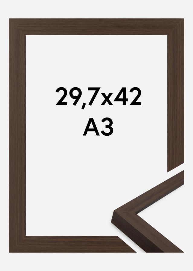 Cornice Wells Vetro acrilico Marrone 29,7x42 cm (A3)