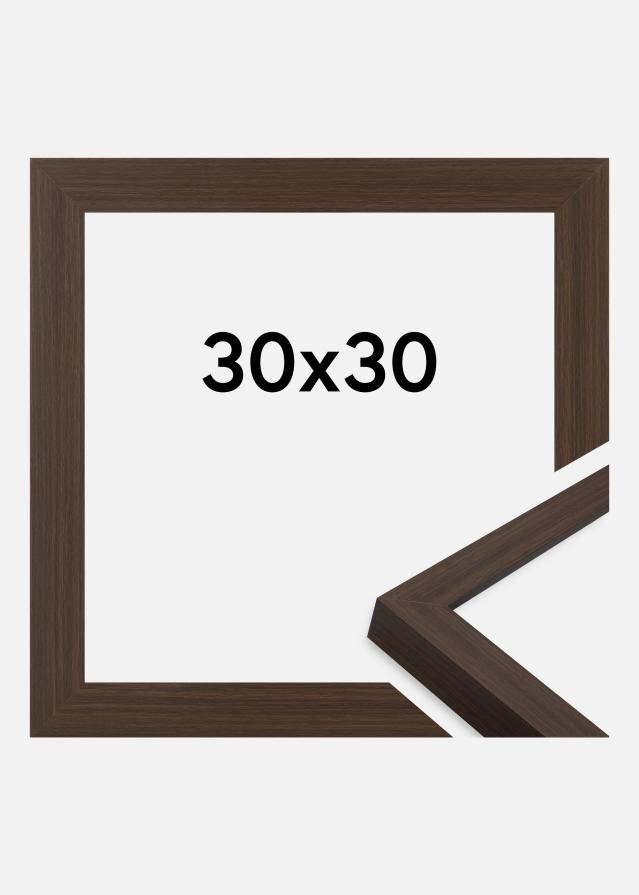 Cornice Wells Vetro acrilico Marrone 30x30 cm