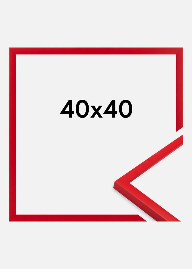Cornice Kent Vetro acrilico Rosso 40x40 cm