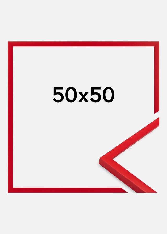 Cornice Kent Vetro acrilico Rosso 50x50 cm