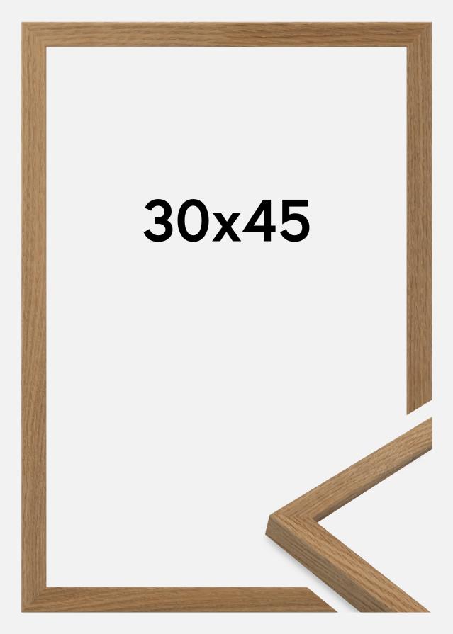 Cornice Salisbury Vetro acrilico Quercia 30x45 cm