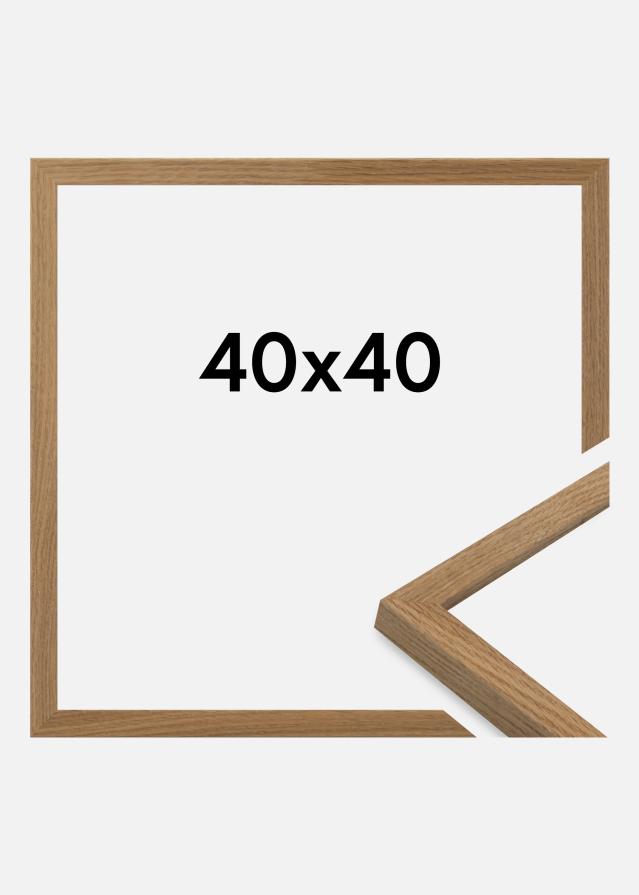 Cornice Salisbury Vetro acrilico Quercia 40x40 cm