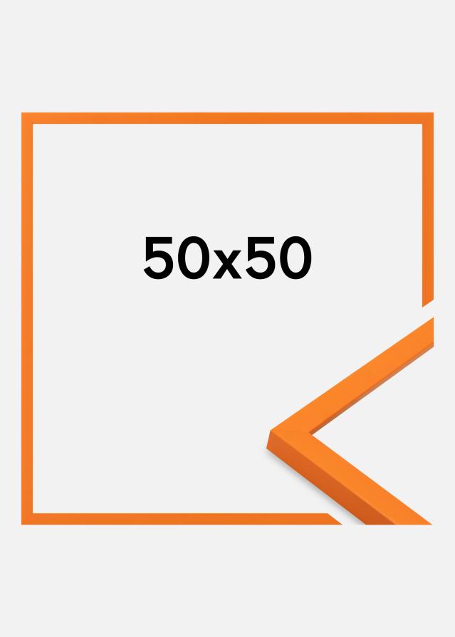 Cornice Kent Vetro acrilico Arancione 50x50 cm