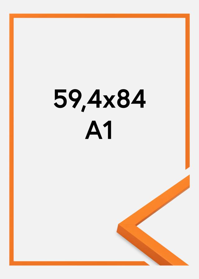 Cornice Kent Vetro acrilico Arancione 59,4x84,1 cm (A1)