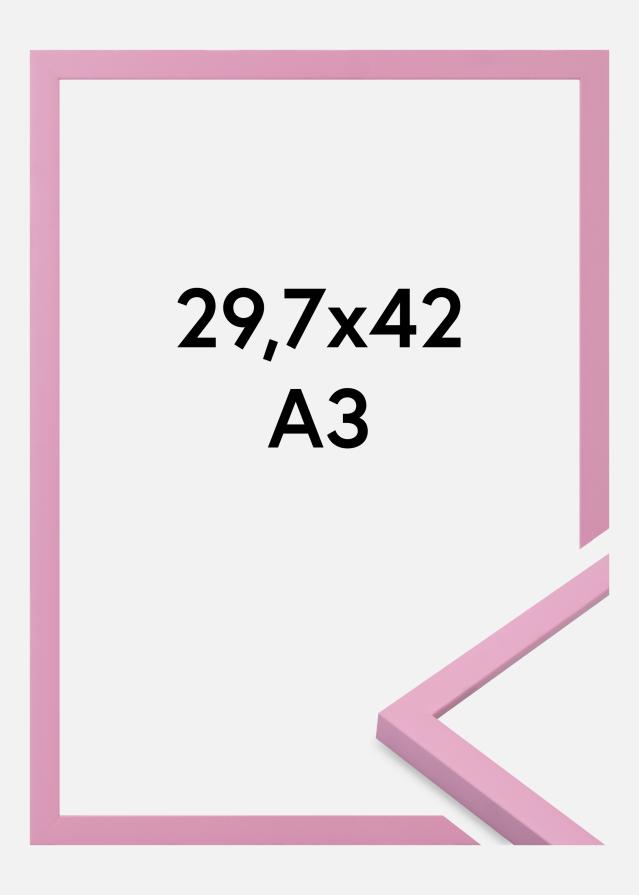 Cornice Kent Vetro acrilico Rosa 29,7x42 cm (A3)