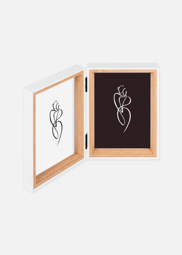 Silhouette Cornice pieghevole Quercia 10x15 cm - 2 immagini