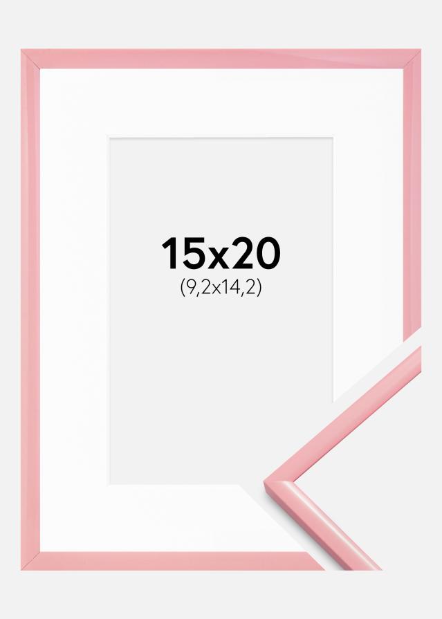 Cornice New Lifestyle Rosa 15x20 cm - passe-partout Bianco 4x6 inches