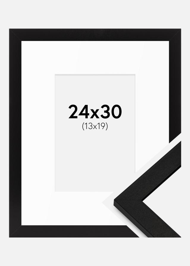 Cornice BGA Classic Nero 24x30 cm - passe-partout Bianco 14x20 cm