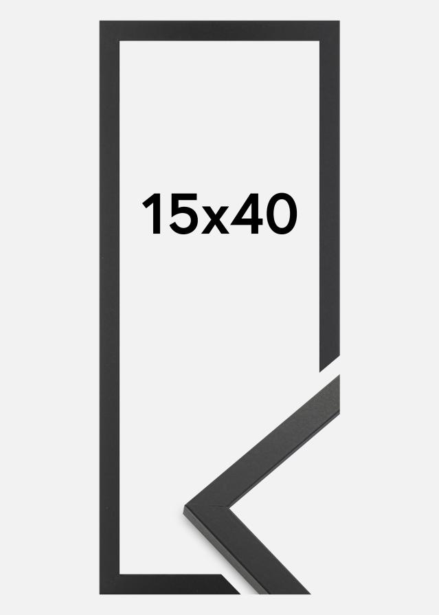 Cornice Trendy Vetro acrilico Nero 15x40 cm