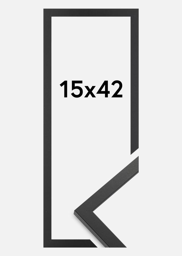 Cornice Trendy Vetro acrilico Nero 15x42 cm