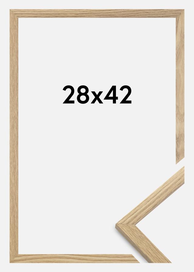 Cornice Trendy Vetro acrilico Rovere 28x42 cm