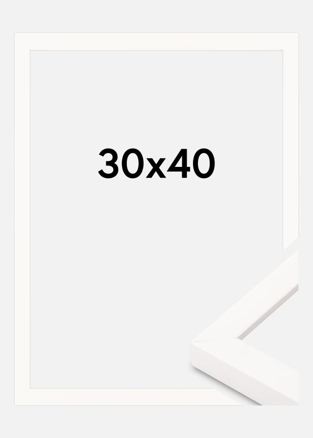 Cornice Bianca Larga 30 x 40 cm