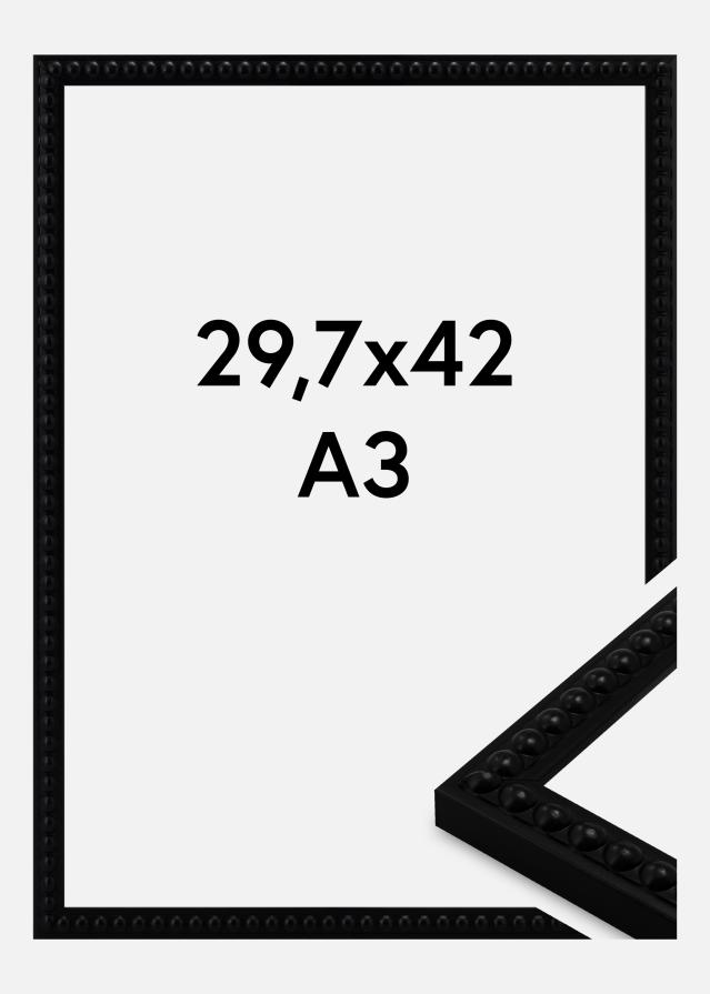 Cornice Perla Vetro acrilico Nero 29,7x42 cm (A3)