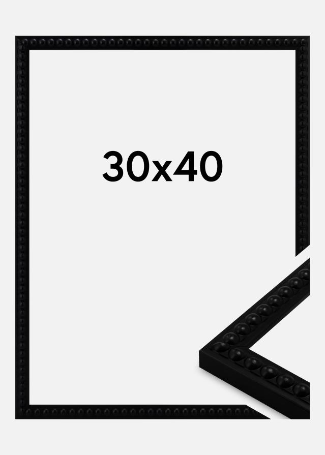 Cornice Perla Vetro acrilico Nero 30x40 cm