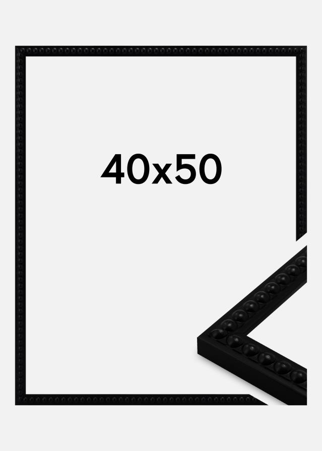 Cornice Perla Vetro acrilico Nero 40x50 cm
