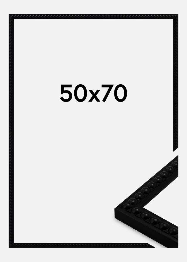 Cornice Perla Vetro acrilico Black 50x70 cm