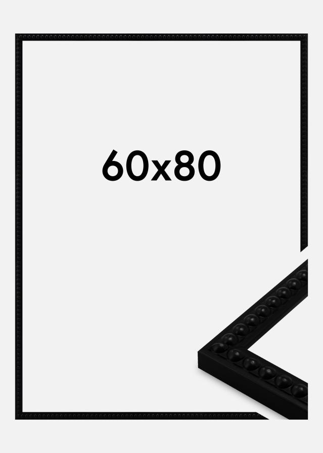 Cornice Perla Vetro acrilico Black 60x80 cm