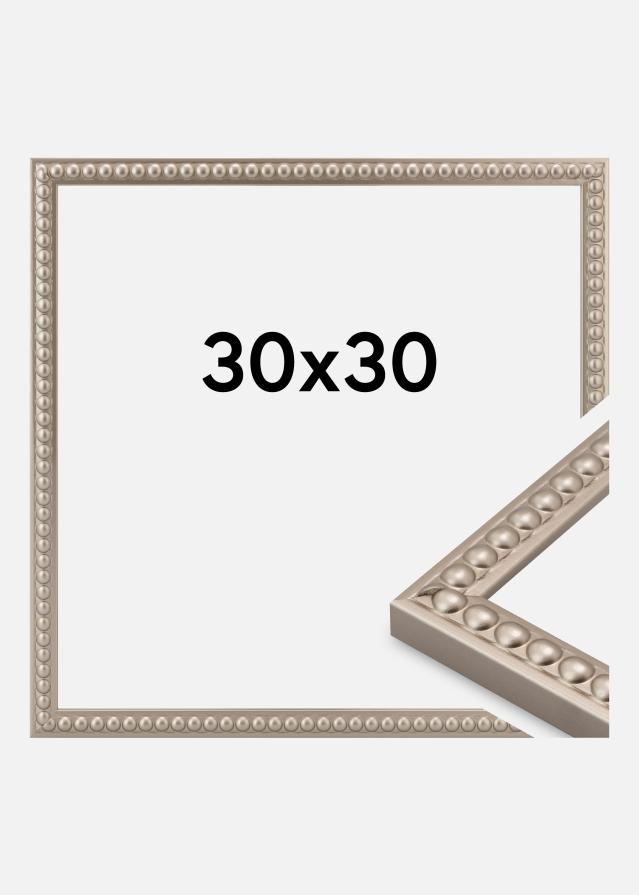 Cornice Perla Vetro acrilico Champagne 30x30 cm