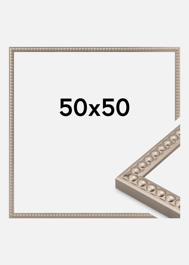 Cornice Perla Vetro acrilico Champagne 50x50 cm