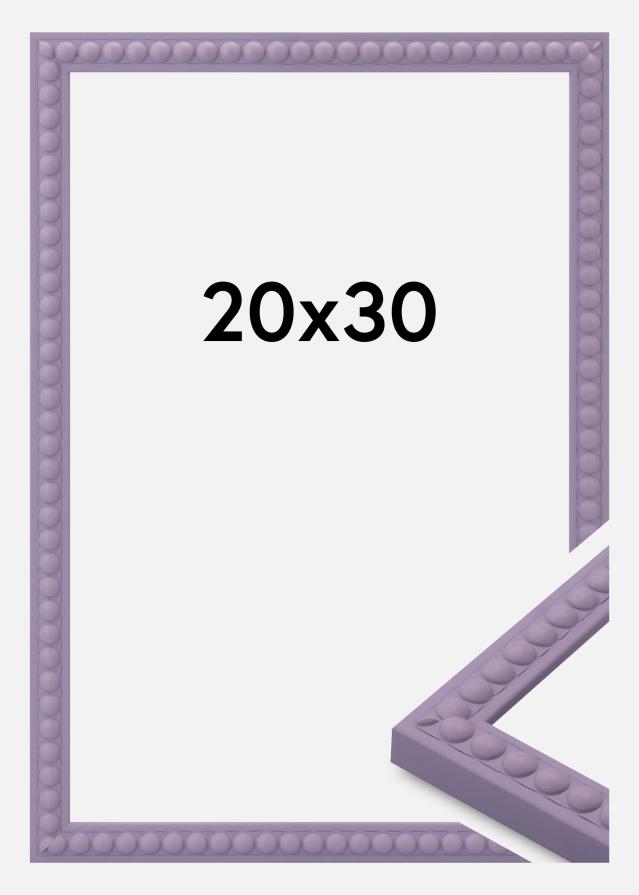 Cornice Perla Vetro acrilico Viola 20x30 cm