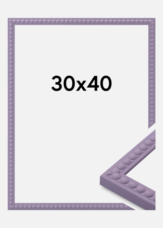 Cornice Perla Vetro acrilico Viola 30x40 cm