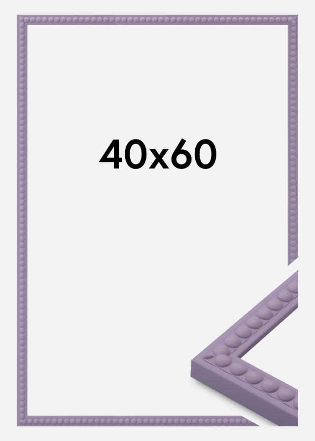 Cornice Perla Vetro acrilico Viola 40x60 cm