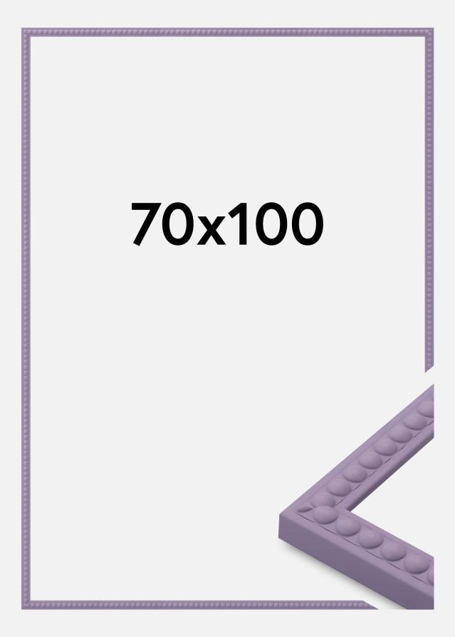 Cornice Perla Vetro acrilico Viola 70x100 cm
