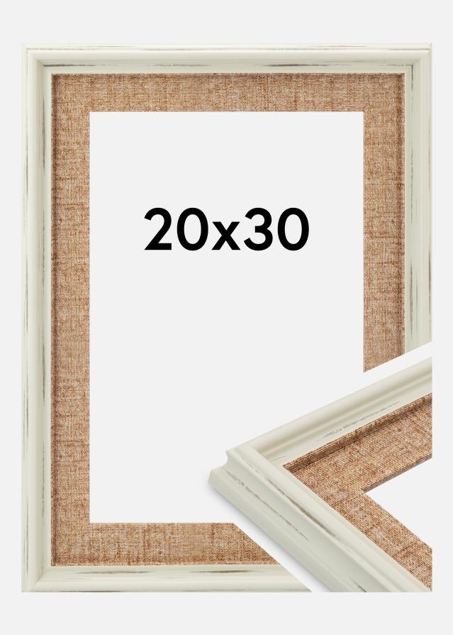 Cornice Sandweave Vetro acrilico Bianco 20x30 cm