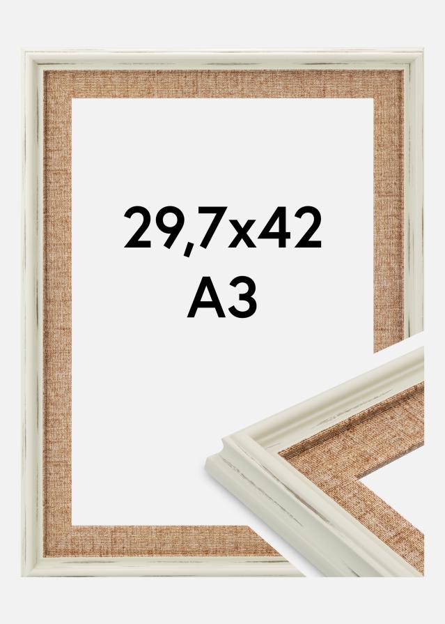 Cornice Sandweave Vetro acrilico Bianco 29,7x42 cm (A3)