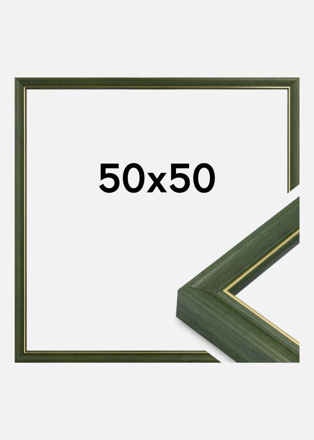 Cornice Canterbury Vetro acrilico Verde 50x50 cm