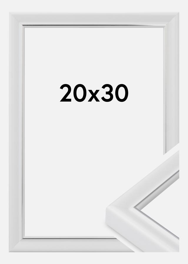 Cornice Canterbury Vetro acrilico Bianco 20x30 cm