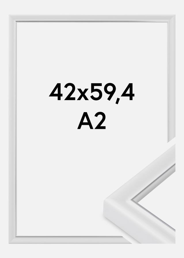 Cornice Canterbury Vetro acrilico Bianco 42x59,4 cm (A2)