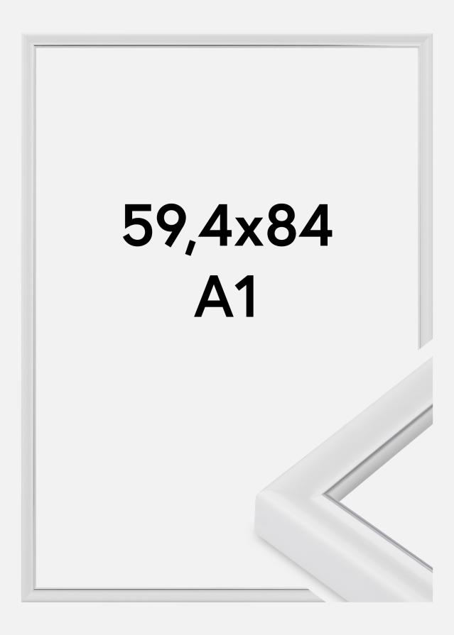 Cornice Canterbury Vetro acrilico Bianco 59,4x84,1 cm (A1)