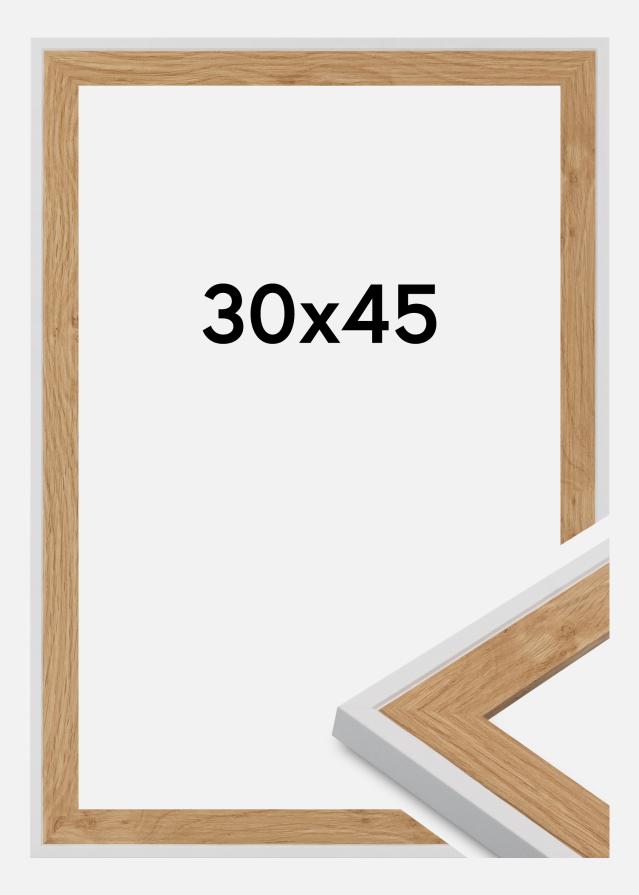 Cornice Clearline Vetro acrilico Bianco 30x45 cm