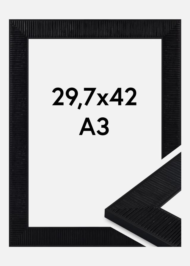 Cornice Lund Vetro acrilico Nero 29,7x42 cm (A3)