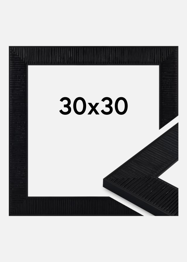 Cornice Lund Vetro acrilico Nero 30x30 cm