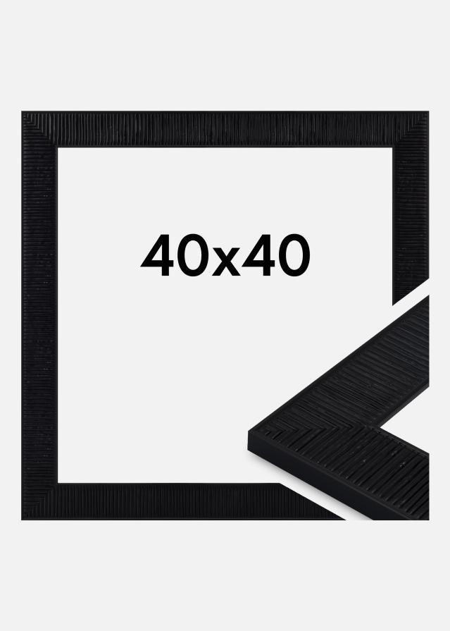 Cornice Lund Vetro acrilico Nero 40x40 cm