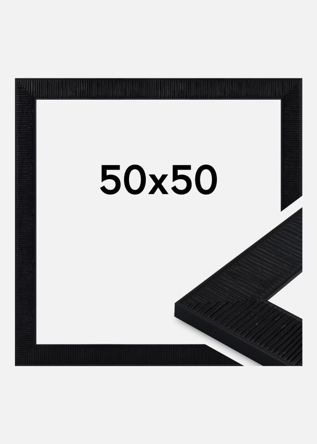 Cornice Lund Vetro acrilico Nero 50x50 cm