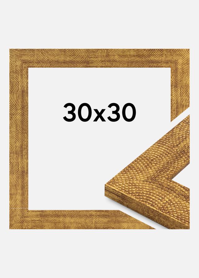 Cornice Linea Vetro acrilico Oro 30x30 cm