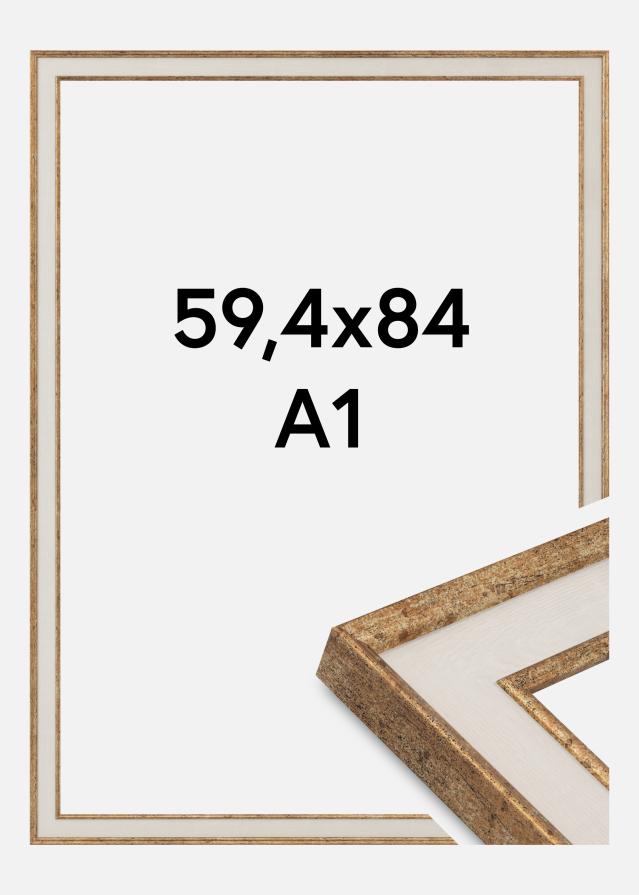 Cornice Dolly Vetro acrilico Oro 59,4x84 cm (A1)