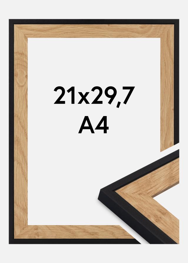 Cornice Iris Vetro acrilico Nero 21x29,7 cm (A4)