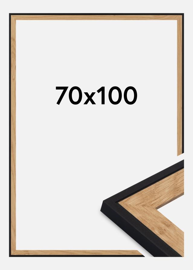 Cornice Iris Vetro acrilico Nero 70x100 cm