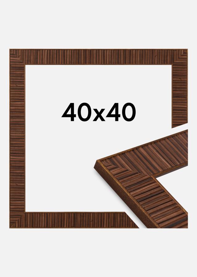 Cornice Agust Vetro acrilico Rosewood 40x40 cm