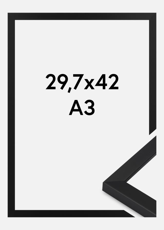 Cornice Oban Vetro acrilico Nero 29,7x42 cm (A3)